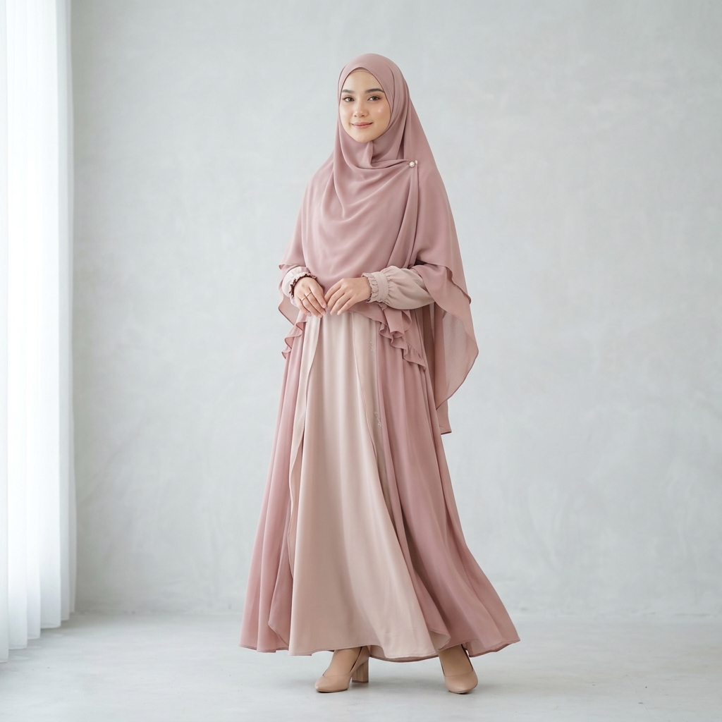 Gamis Syari Khadijah Premium