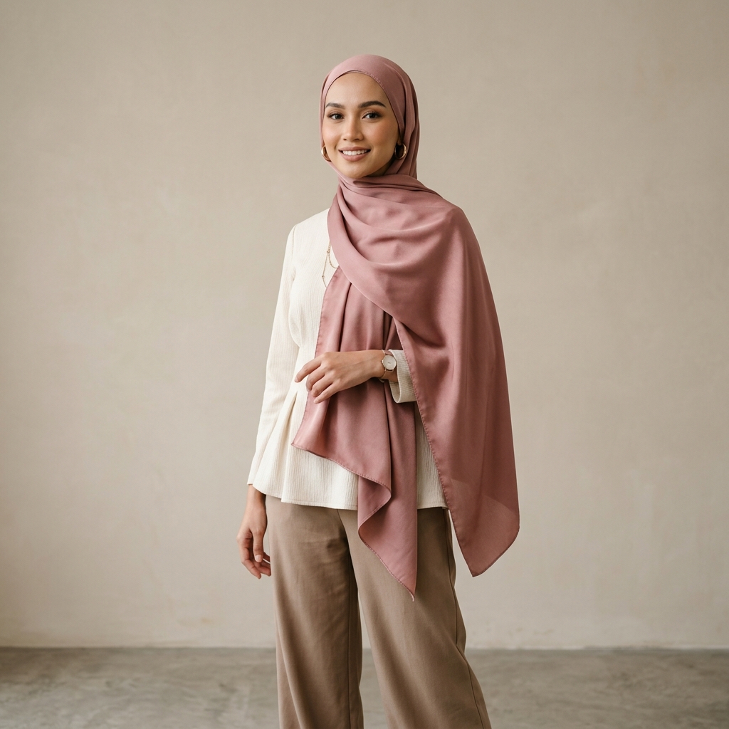 Hijab Pashmina Silk Luxury