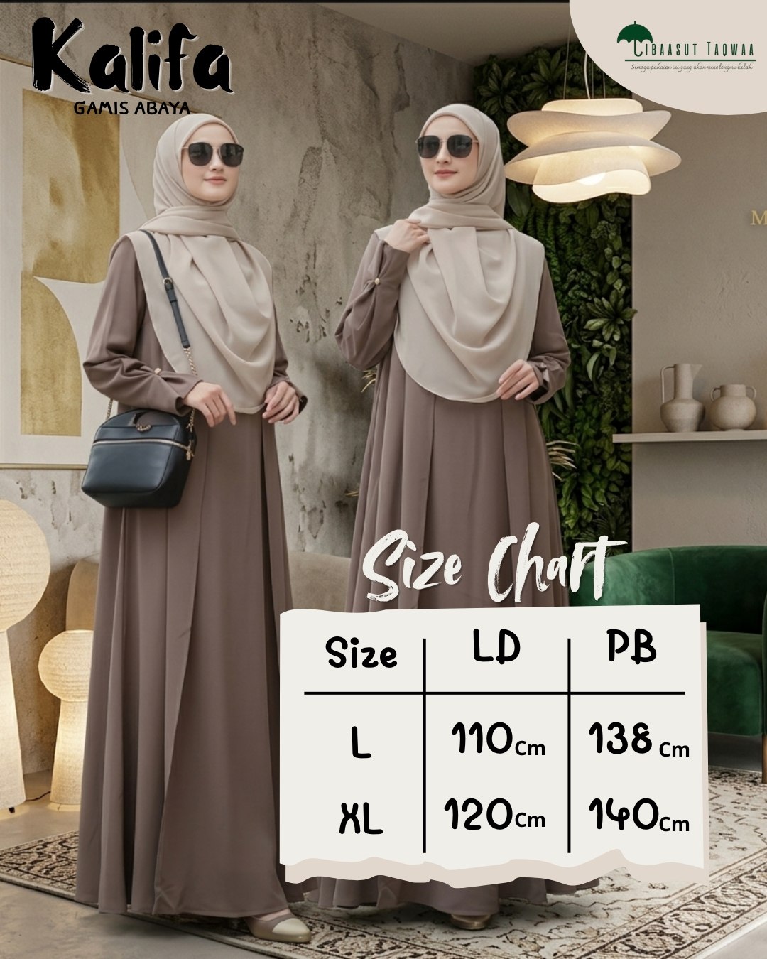 Kalifa Abaya by Libasut Taqwa