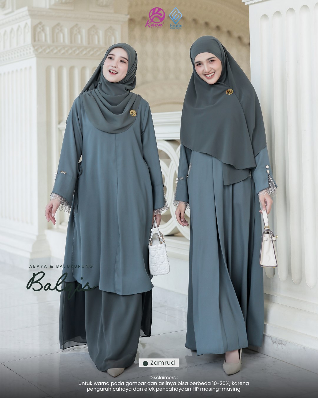 Rok Abaya Balqis by Emily X Kaen Boutique 