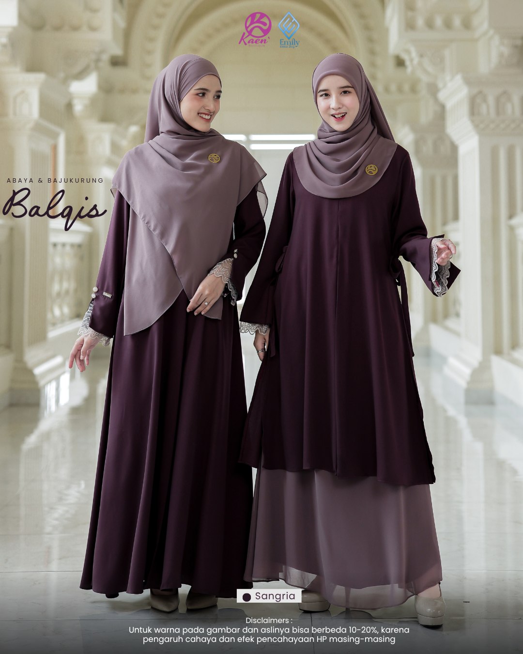 Rok Abaya Balqis by Emily X Kaen Boutique 