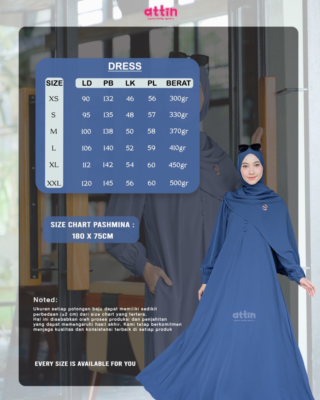Shazana Abaya by Attin Hijab 