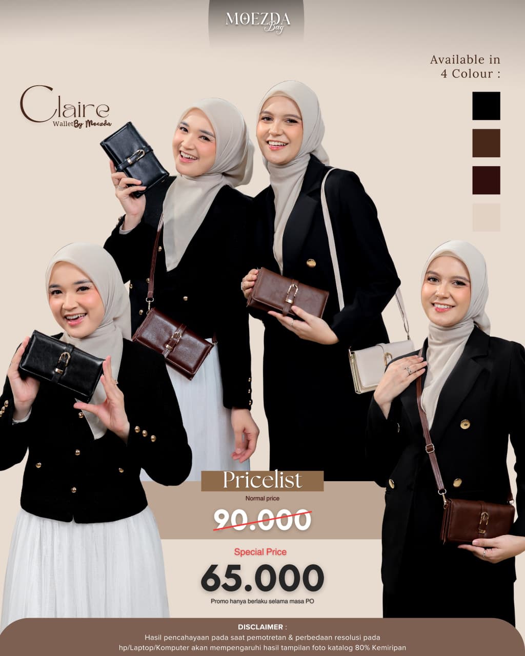 Clive Totebag & Claire Wallet 