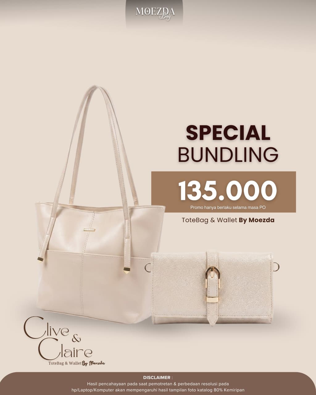 Clive Totebag & Claire Wallet 