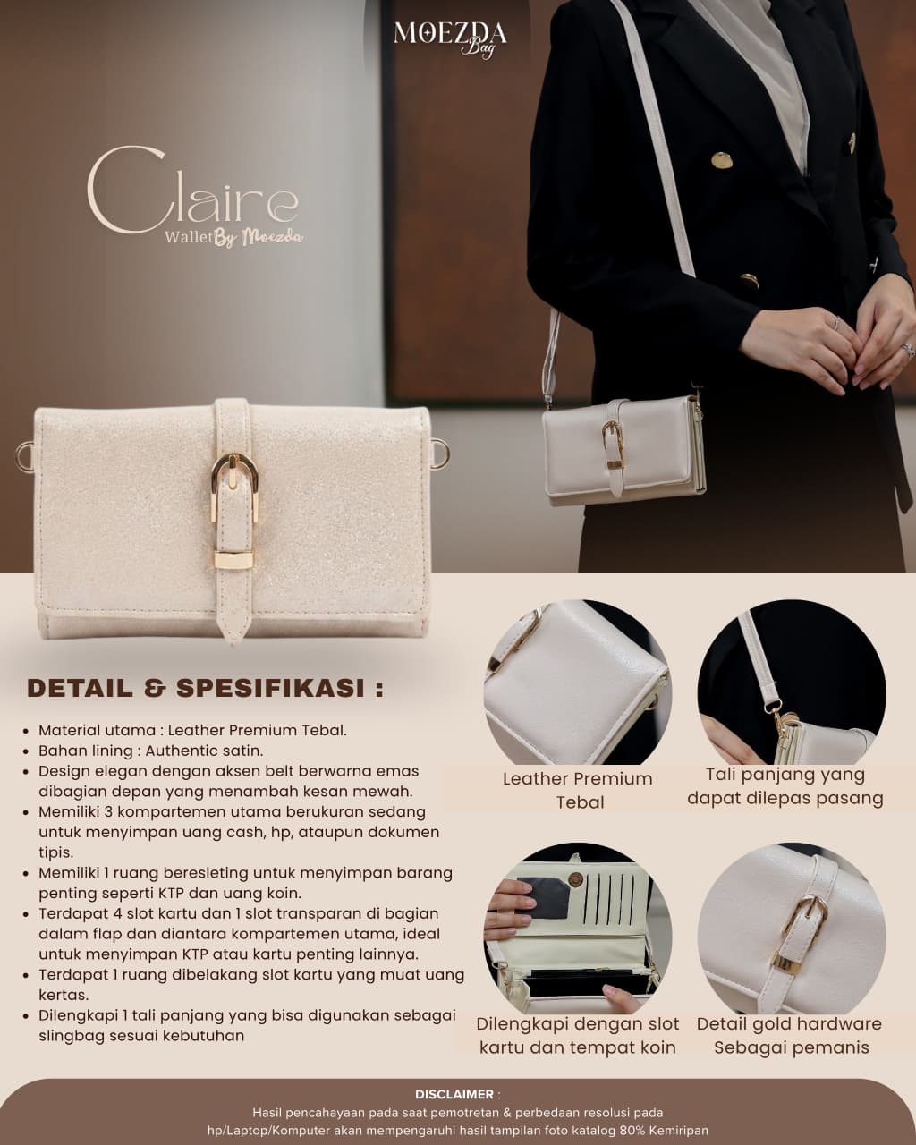 Clive Totebag & Claire Wallet 