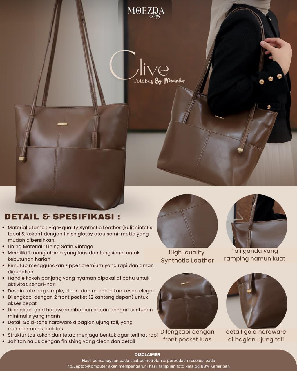Clive Totebag & Claire Wallet 