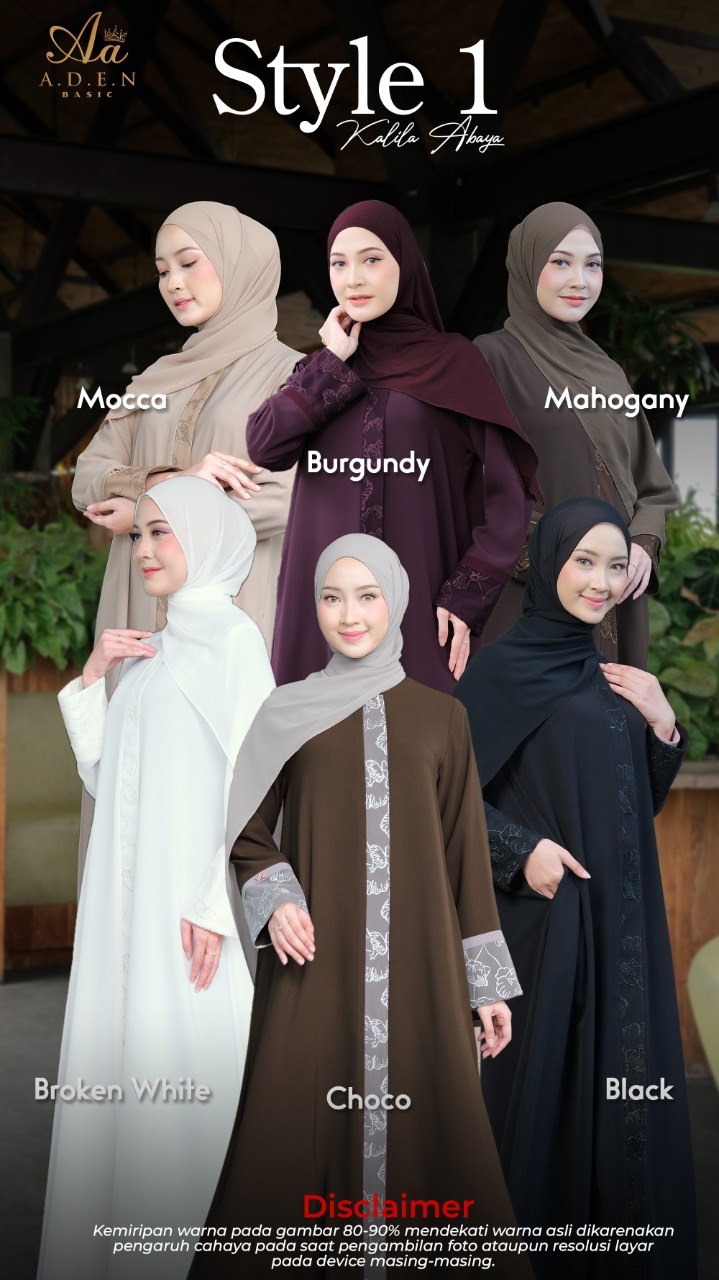 Kalila Abaya by Aden Basic