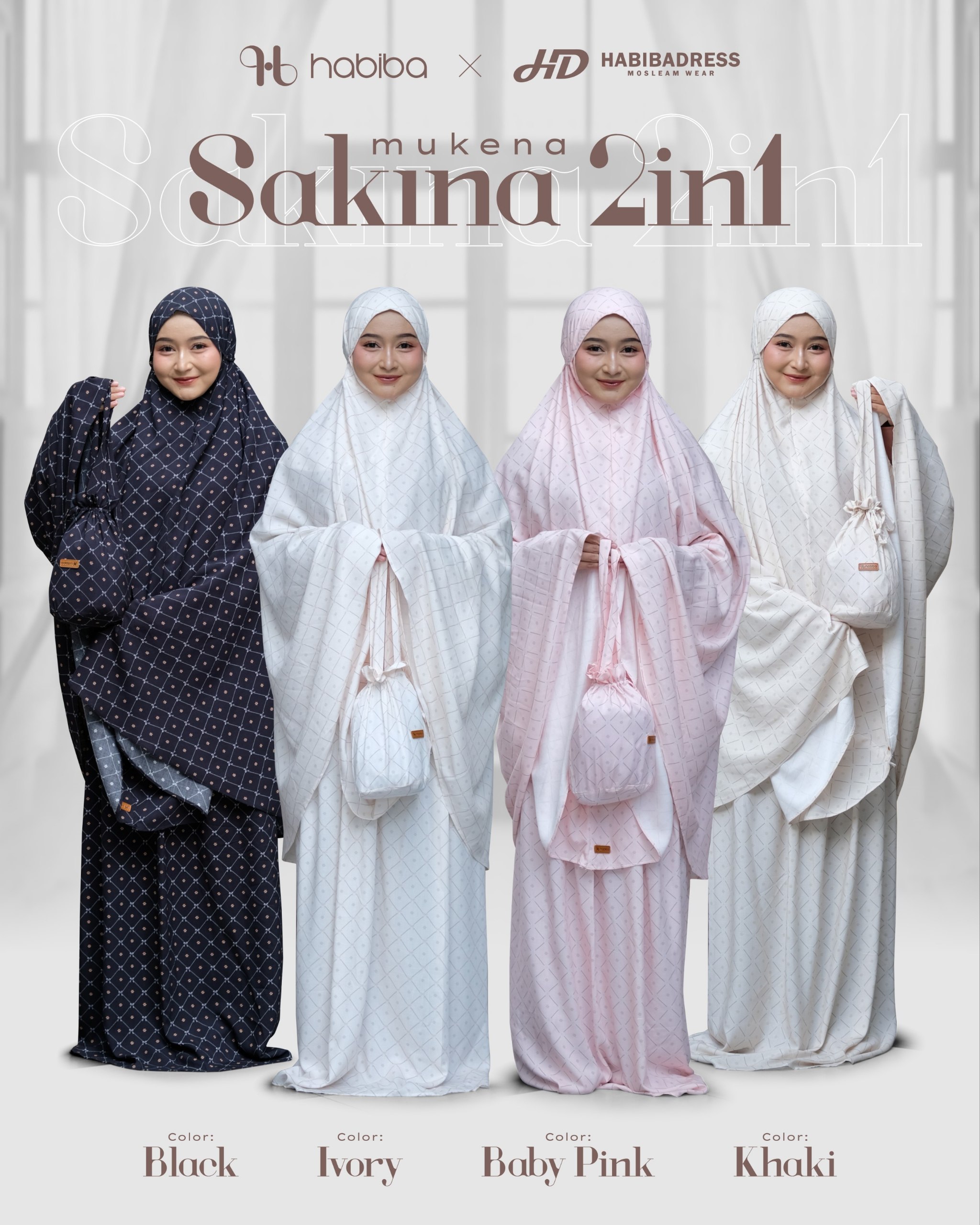 Mukena Sakina Couple 2in1 by Habiba