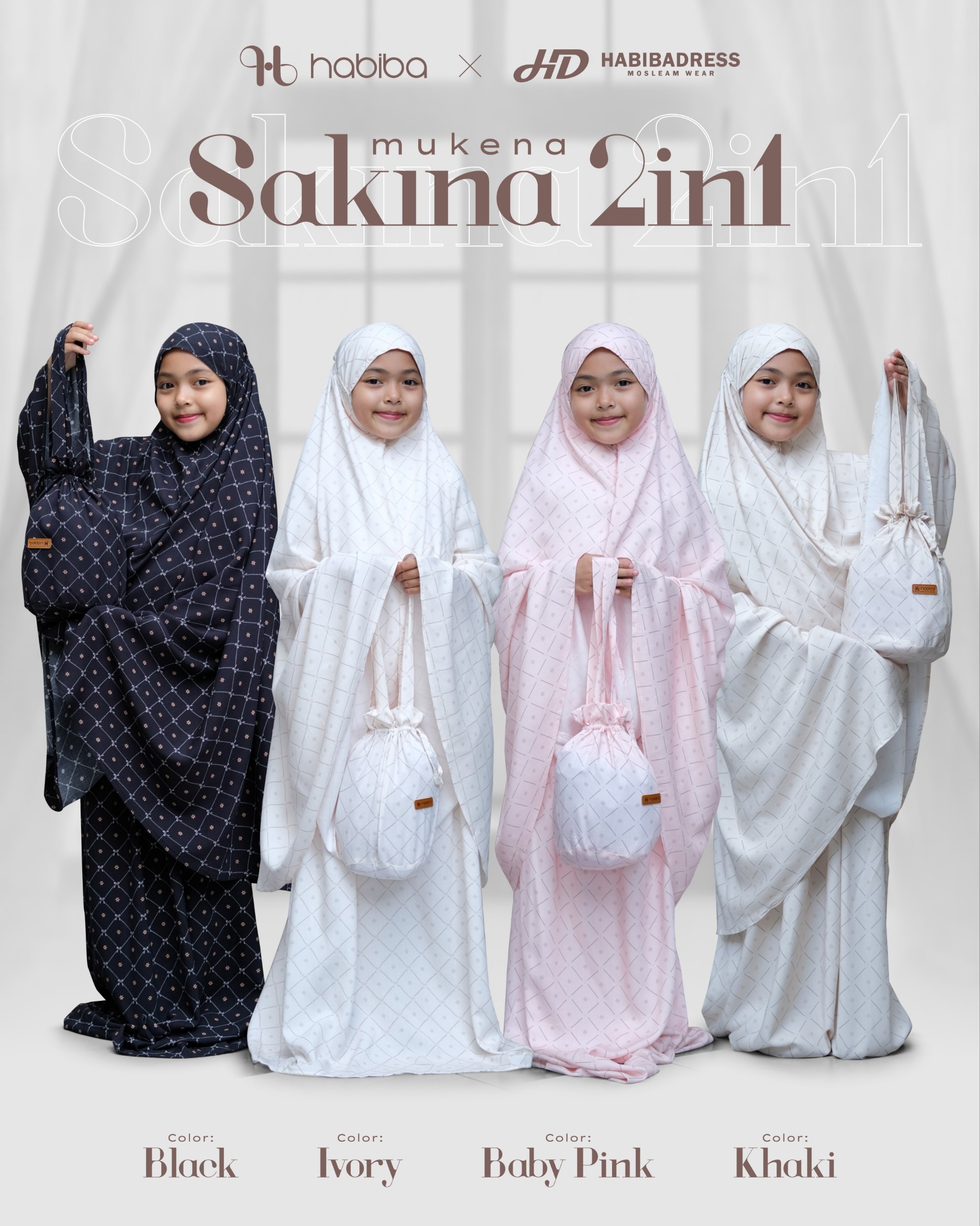 Mukena Sakina Couple 2in1 by Habiba