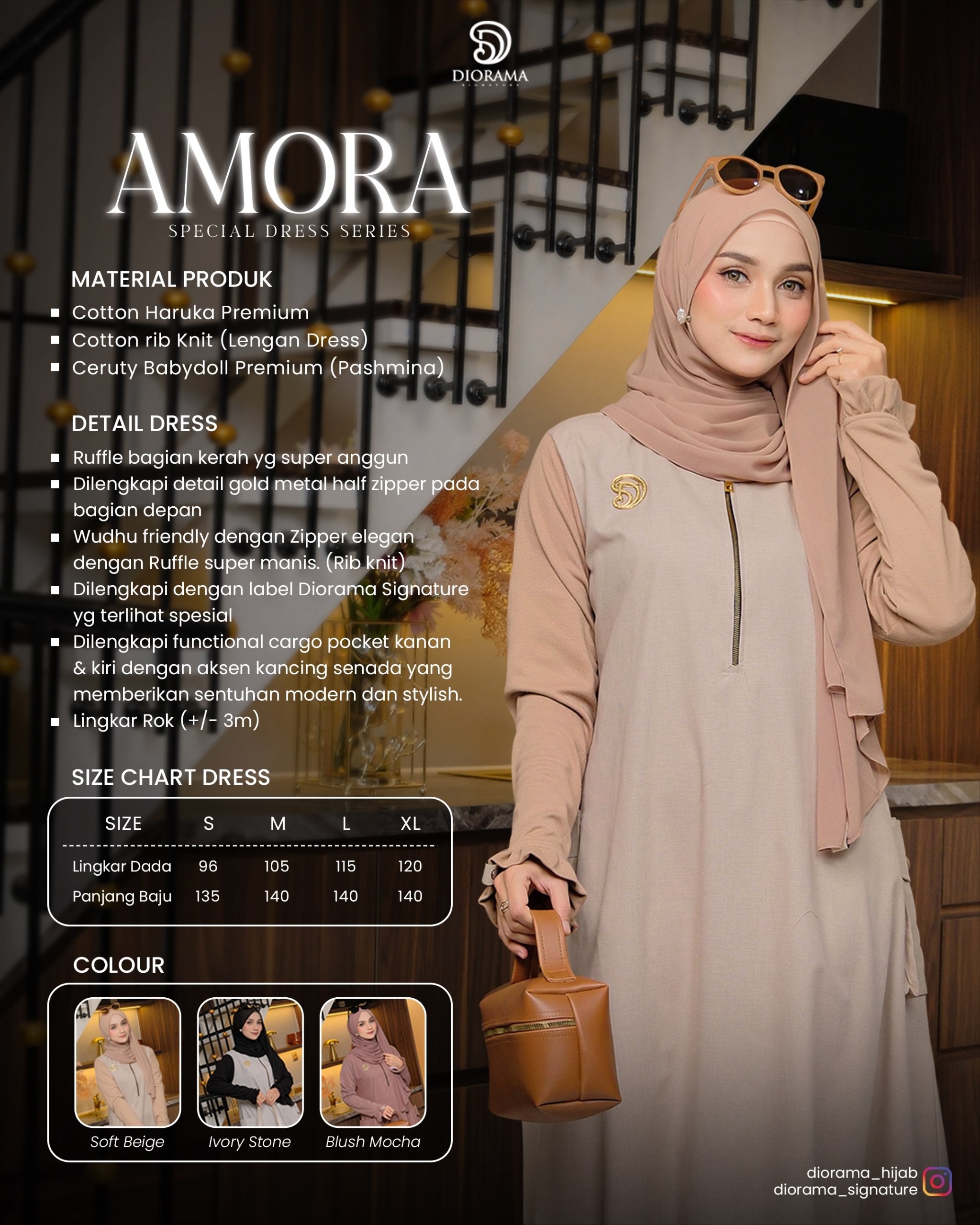 Amora Dress by Diorama SIgnature