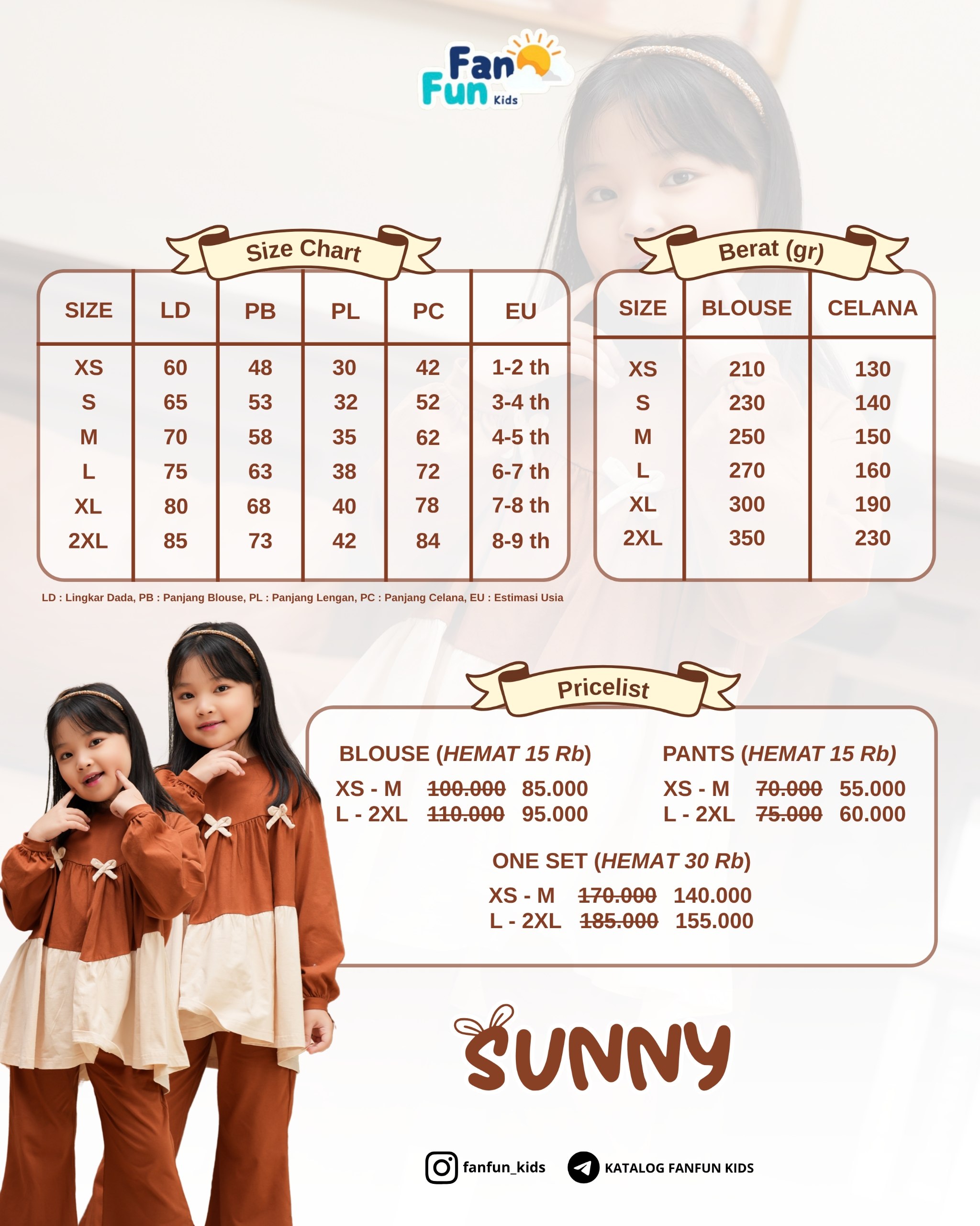 Sunny Oneset B2 by FanFun Kids