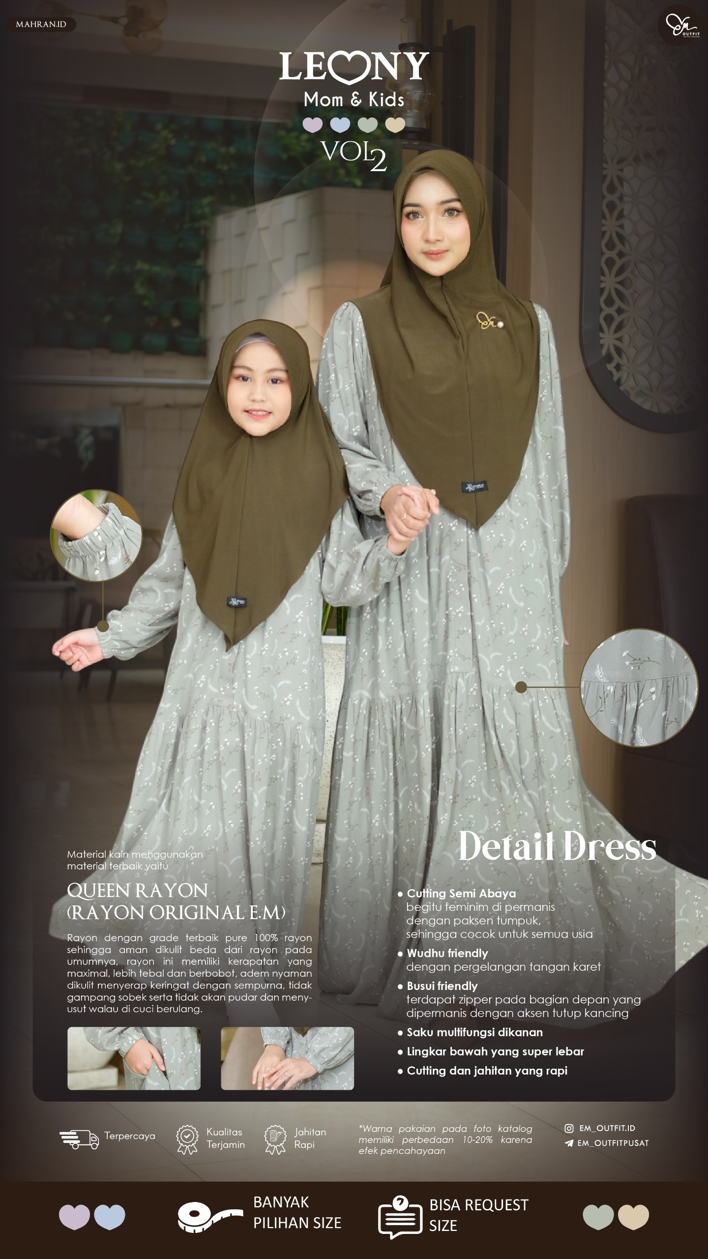 Leony Couple Dress by Em Outfit