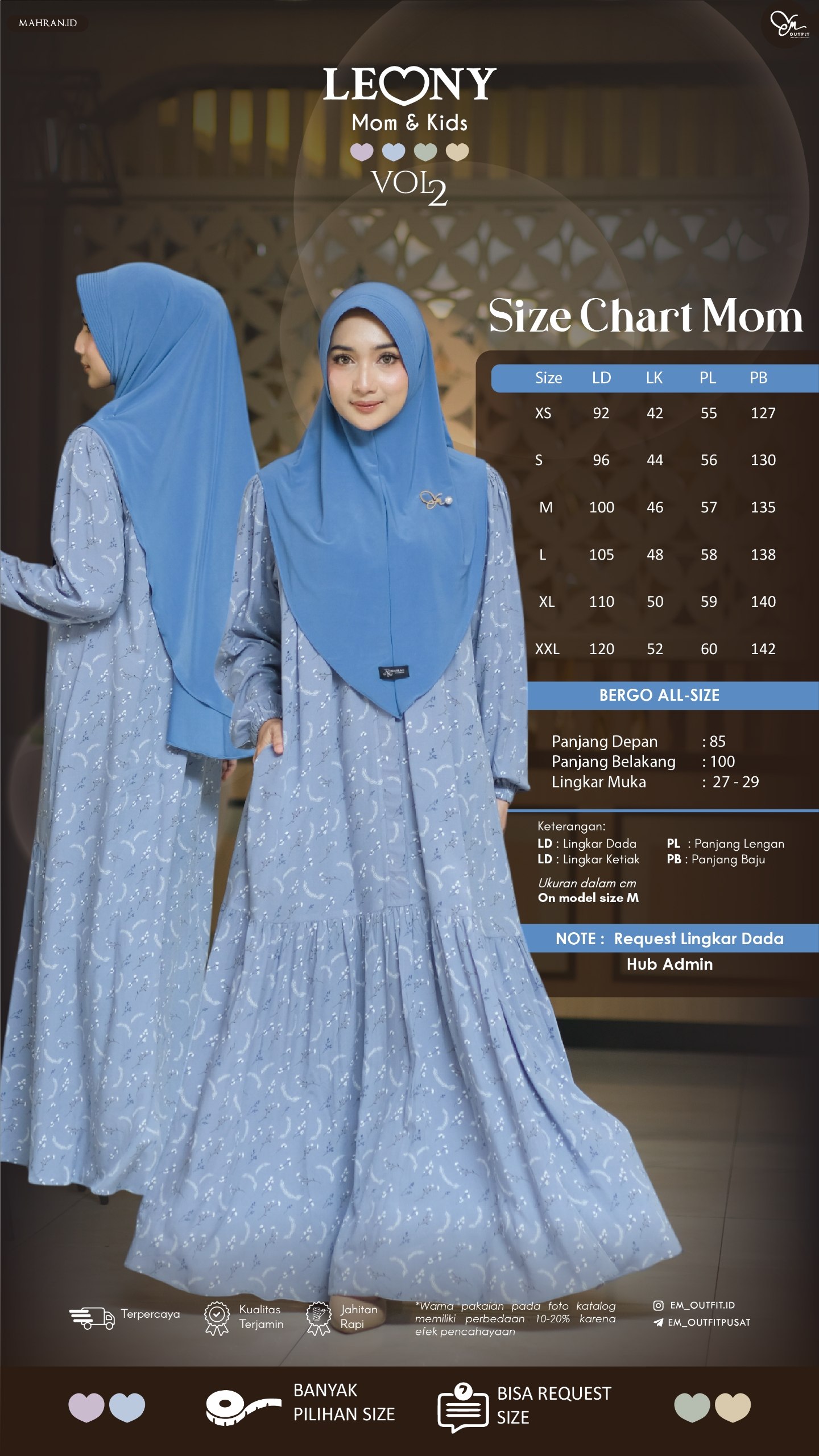 Leony Couple Dress by Em Outfit