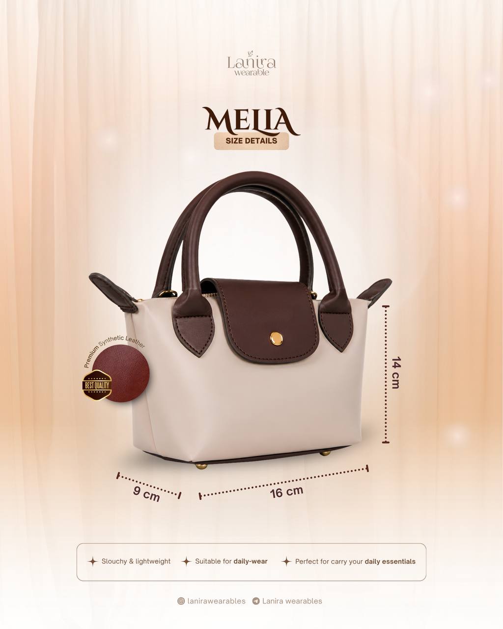 Melia Bag by Lanira Wearables