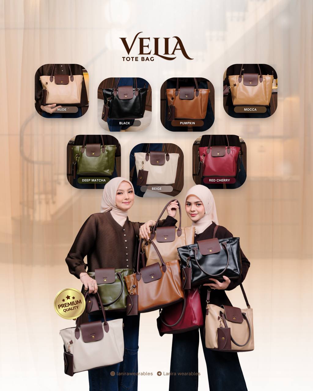 Velia Tote Bag by Lanira Wearables