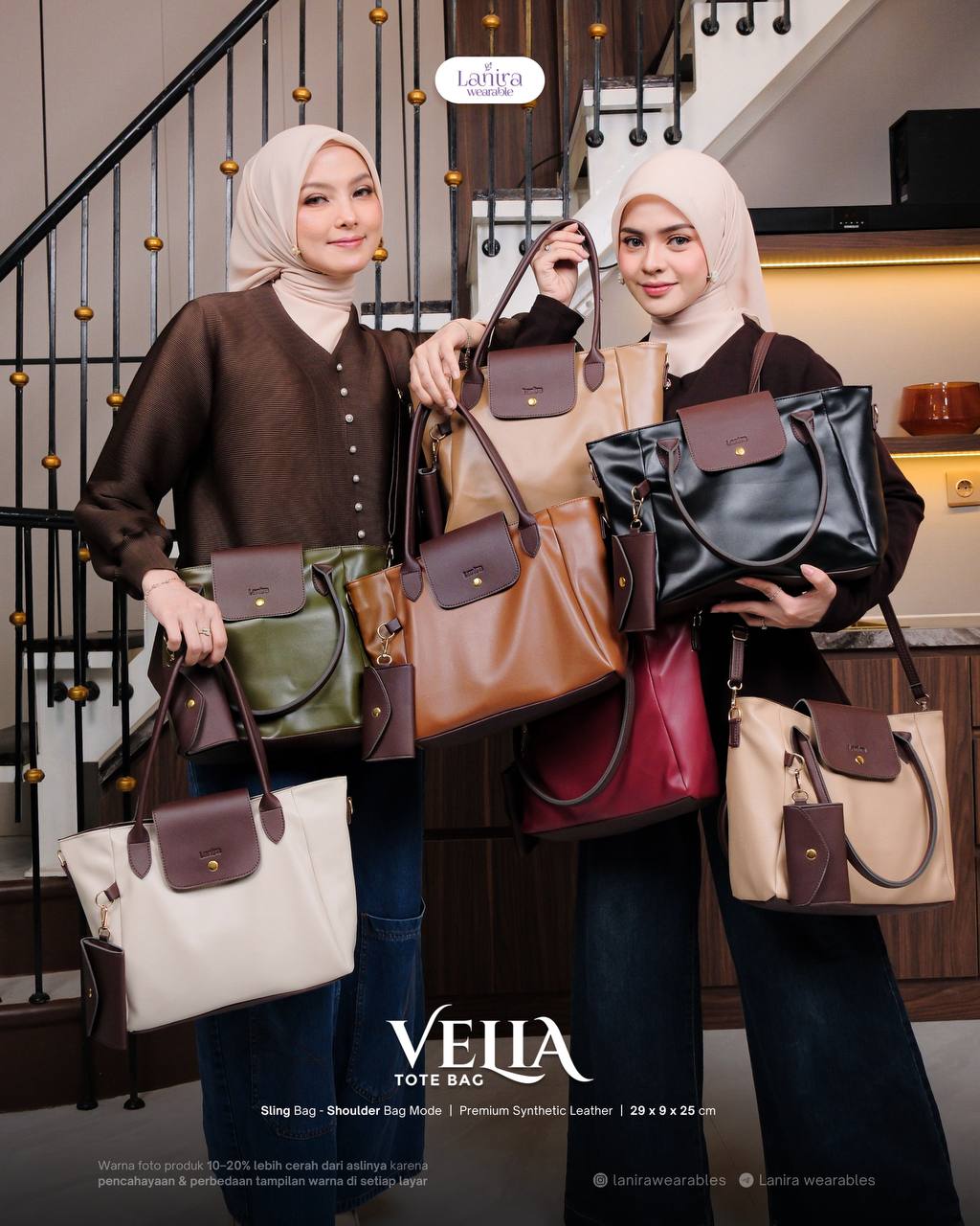 Velia Tote Bag by Lanira Wearables