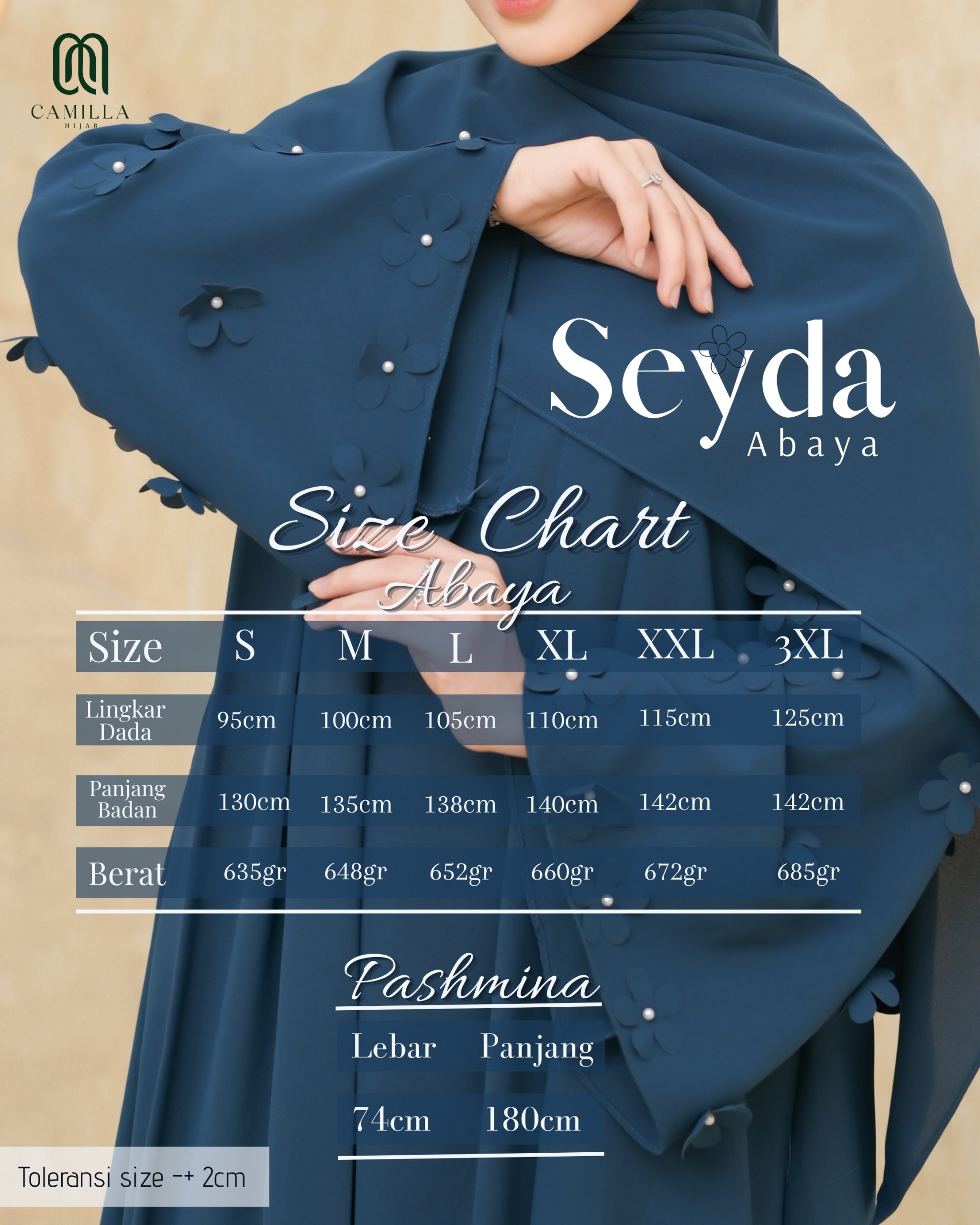 Seyda Abaya B3 by Camilla Hijab