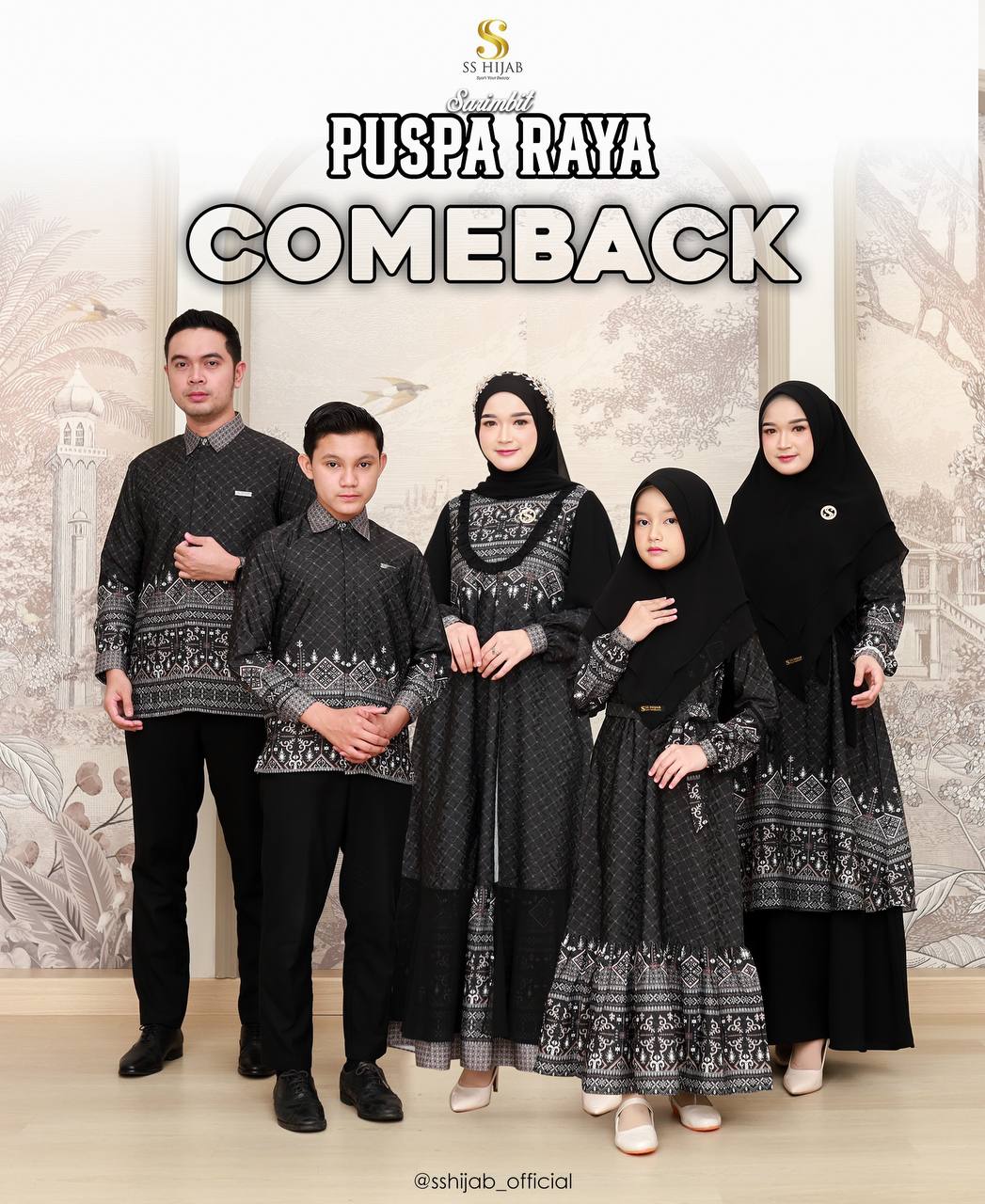 Dress Kids Puspa Raya Sarimbit by SS Hijab