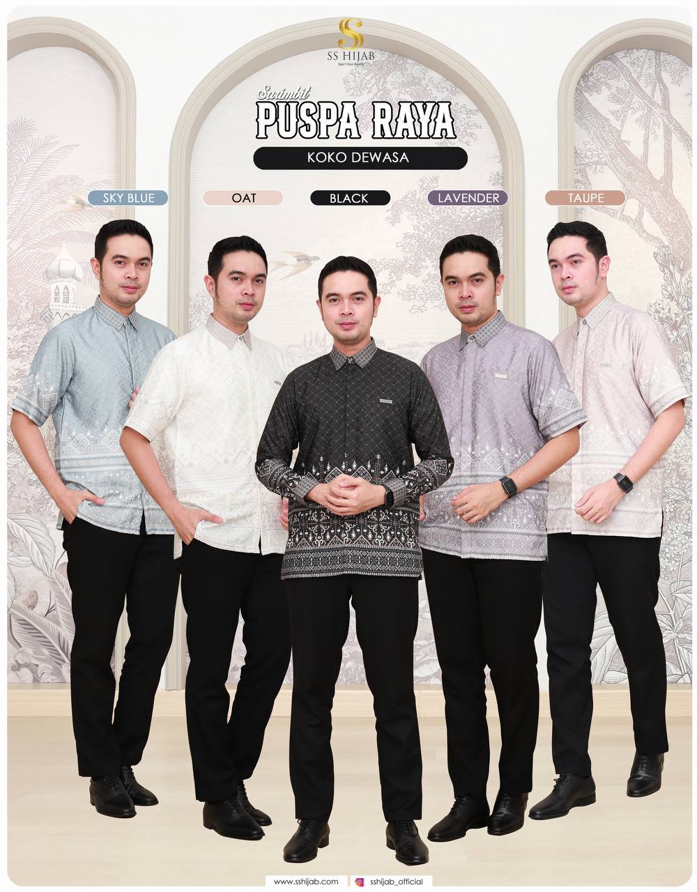 Koko Dad Puspa Raya Sarimbit by SS Hijab