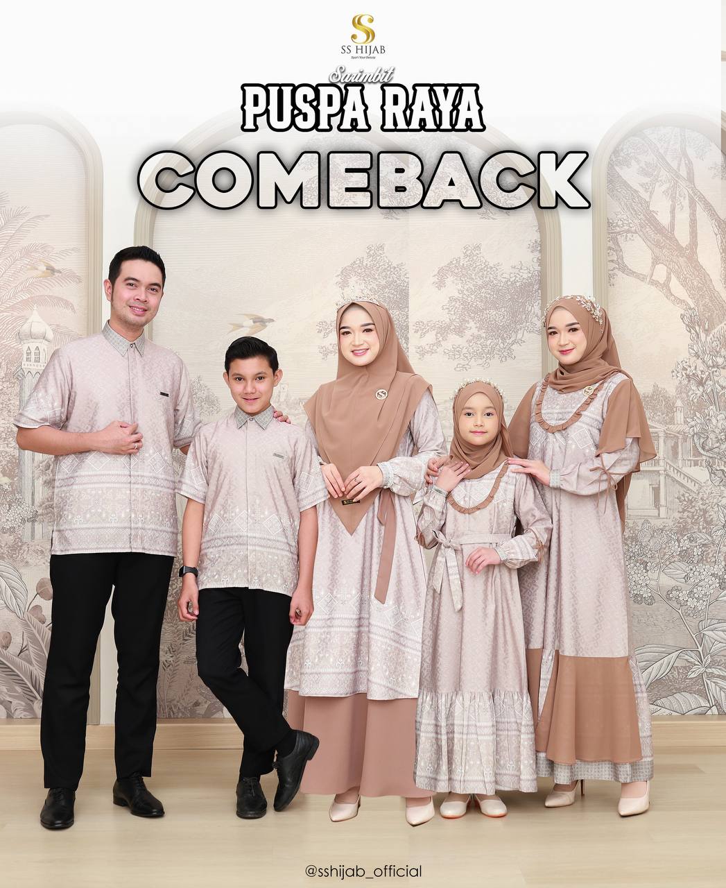 Koko Dad Puspa Raya Sarimbit by SS Hijab