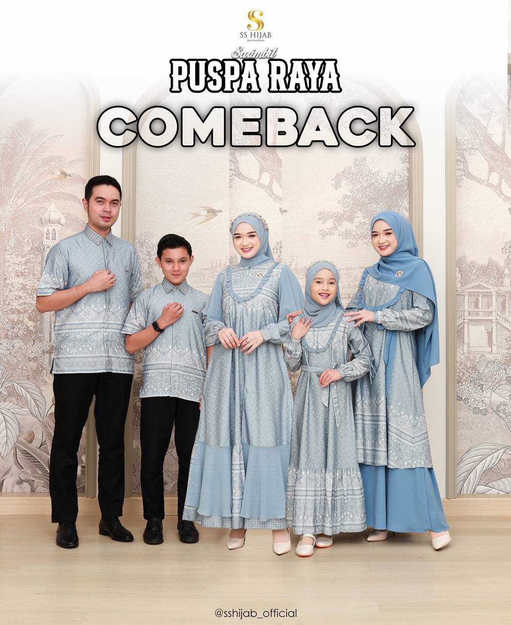 Koko Kids Puspa Raya Sarimbit by SS Hijab