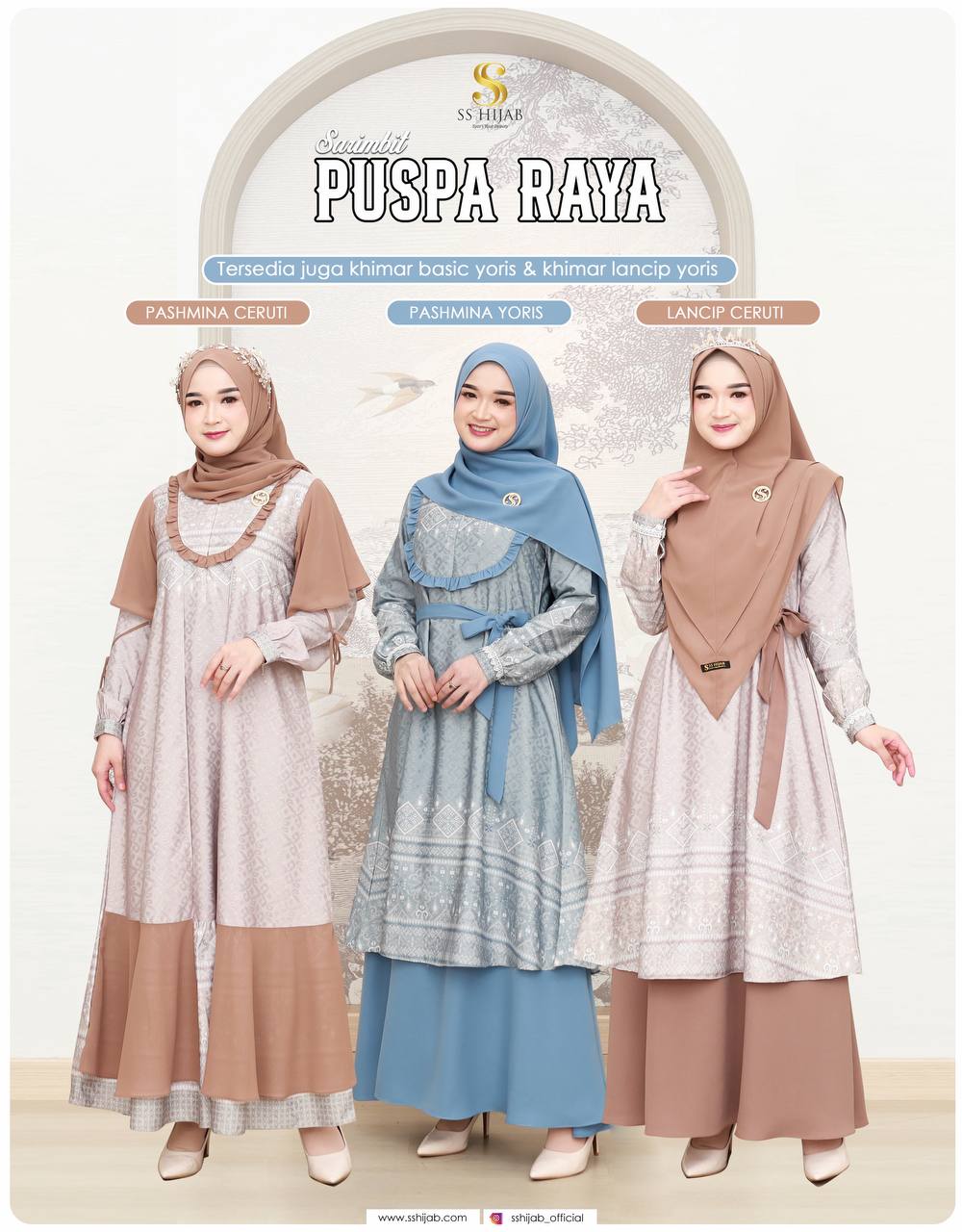 Hijab Only Puspa Raya Sarimbit by SS Hijab