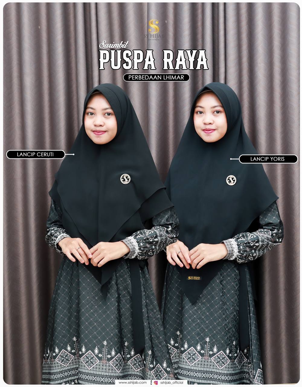 Hijab Only Puspa Raya Sarimbit by SS Hijab