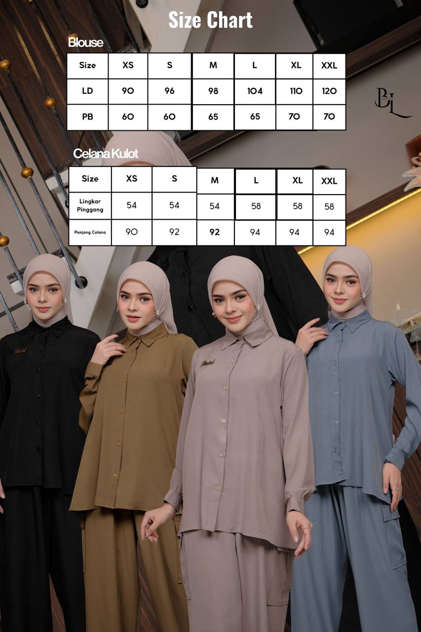 Jamila Oneset Cargo by Batul Hijab