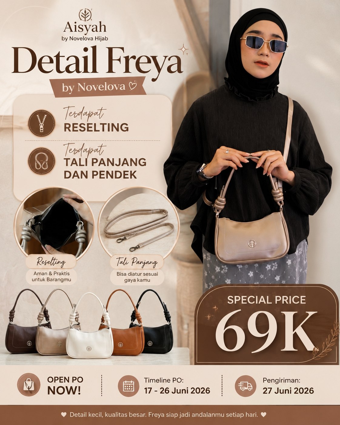 Freya Bag by Novelova