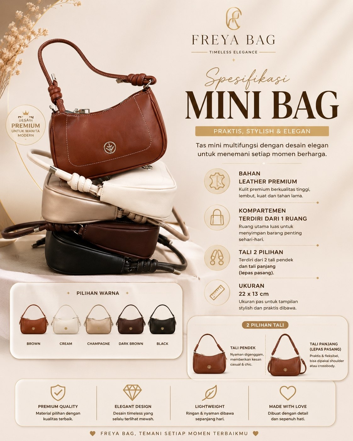 Freya Bag by Novelova
