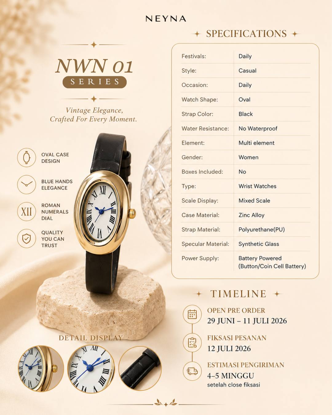 NWN-01 Jam Tangan by Neyna