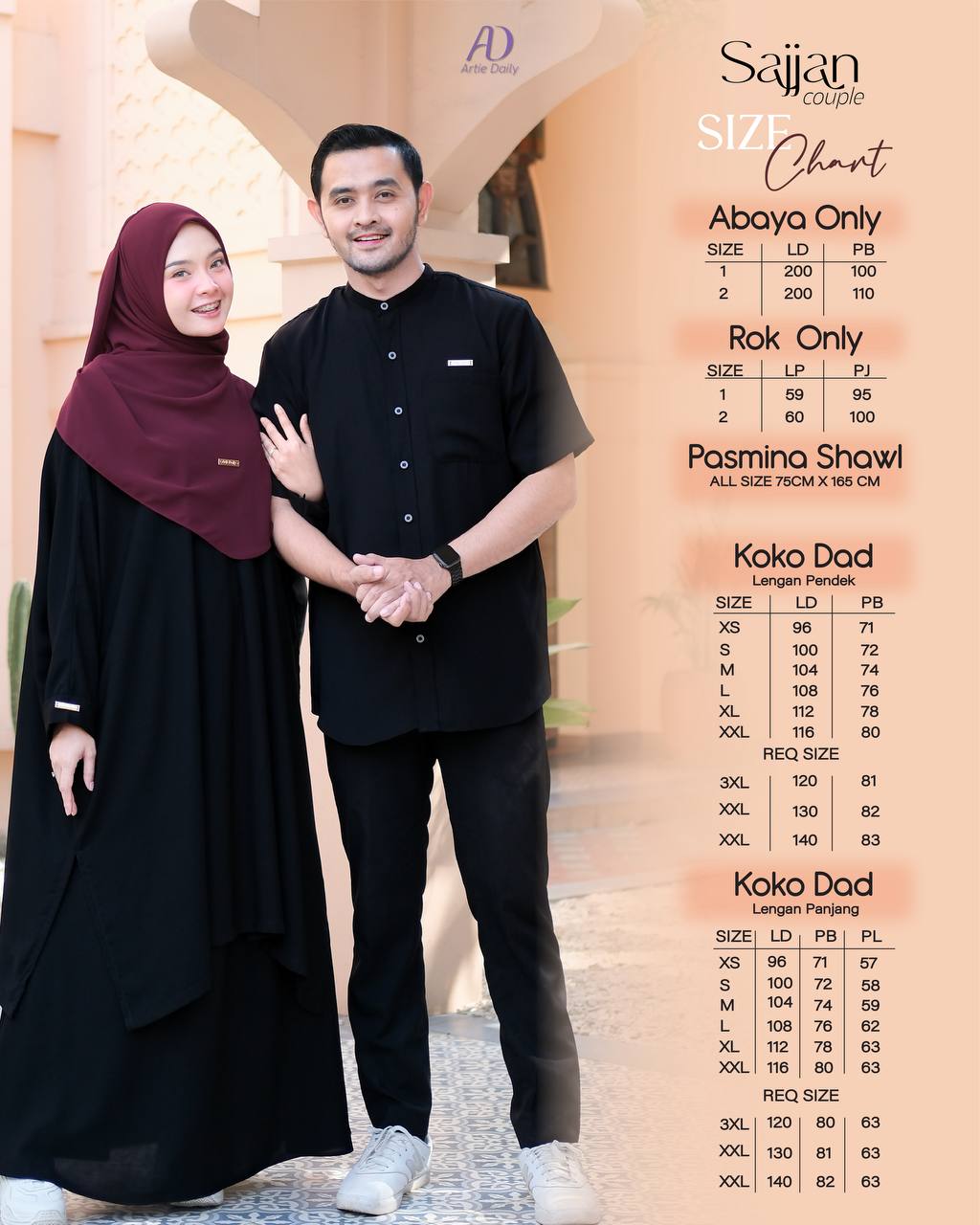 Abaya - Sajjan Couple by Artie Daily