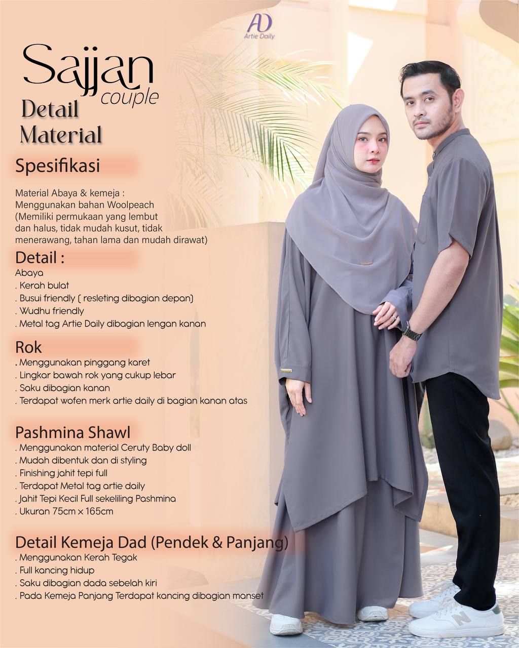 Abaya - Sajjan Couple by Artie Daily
