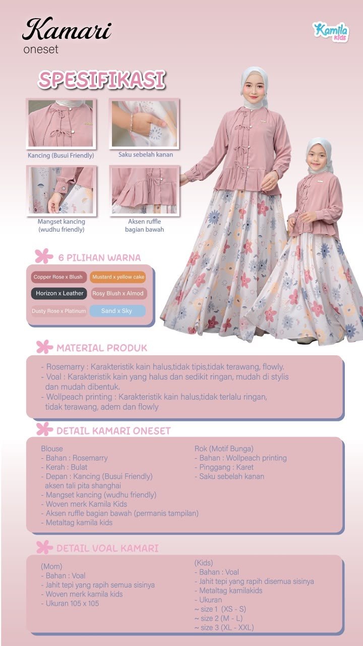 Kamari Oneset Couple by Kamila Kids