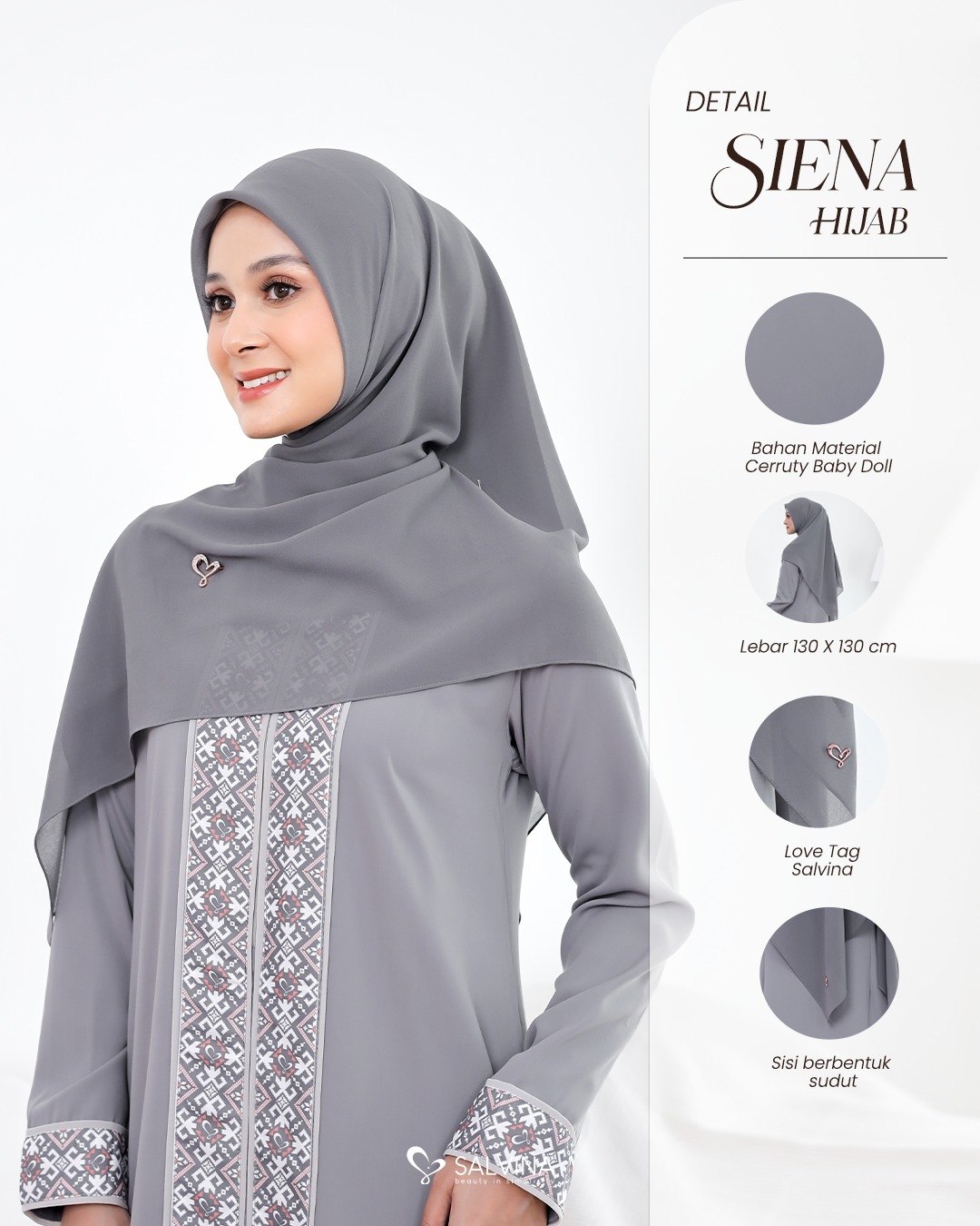 Siena Abaya by Salvina