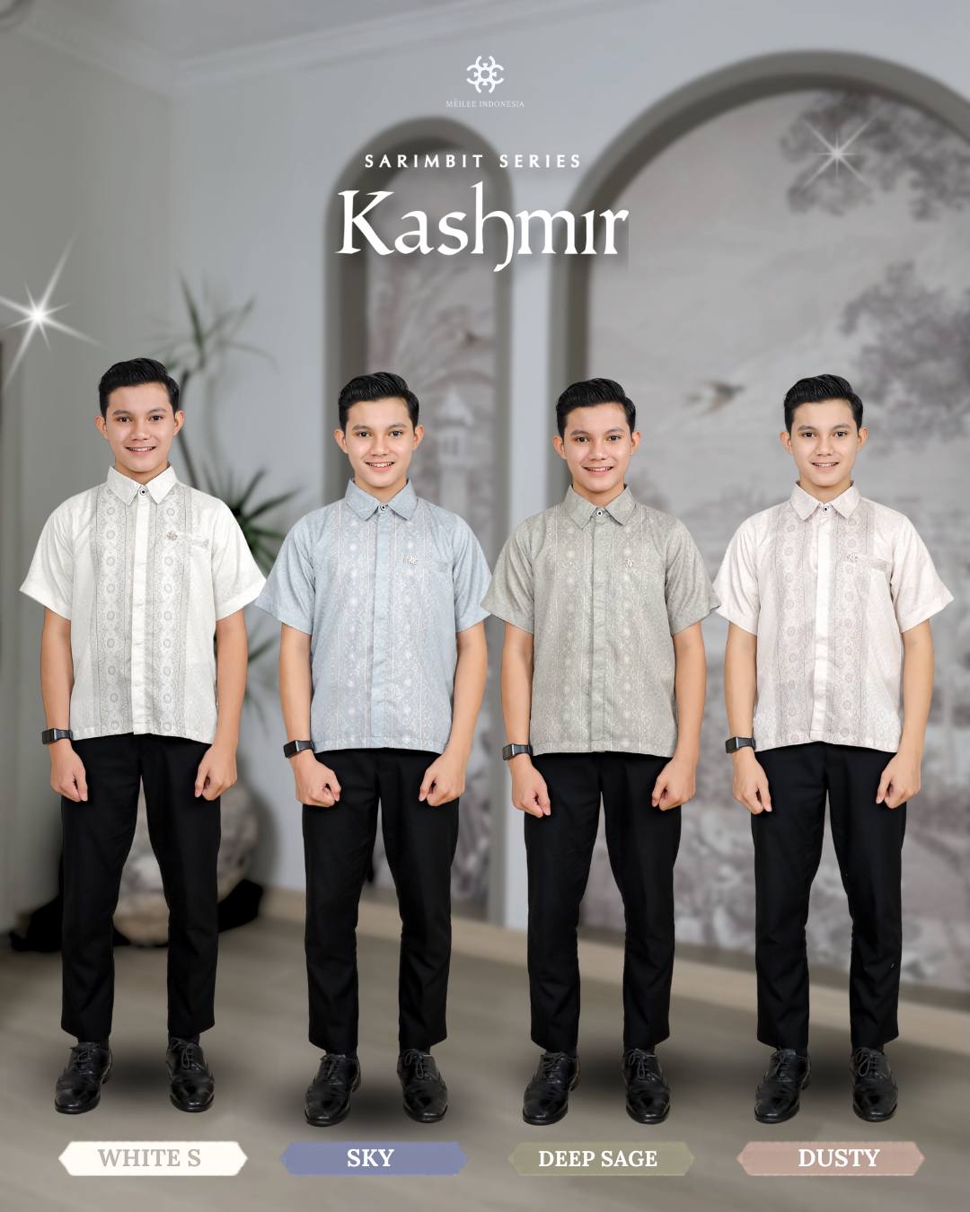 Koko Dad and Kids Kashmir Famset by Meilee