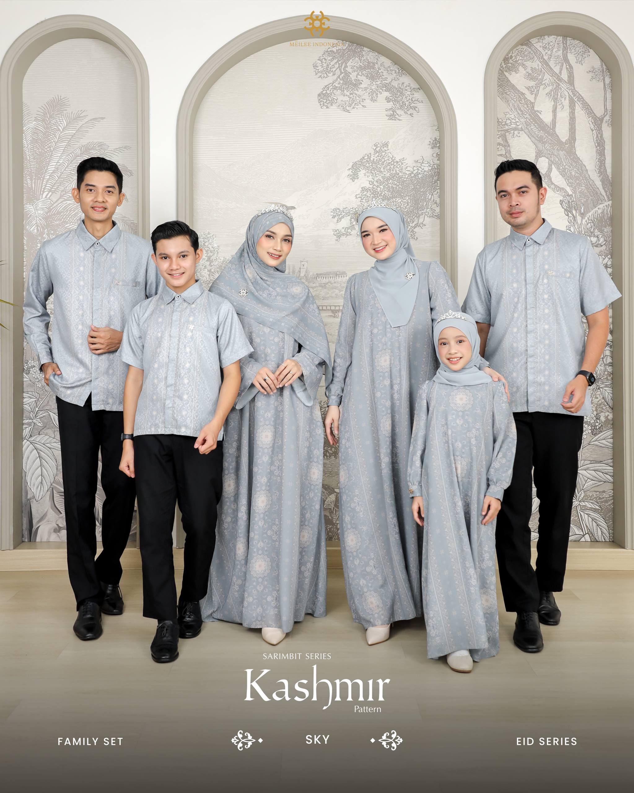Koko Dad and Kids Kashmir Famset by Meilee