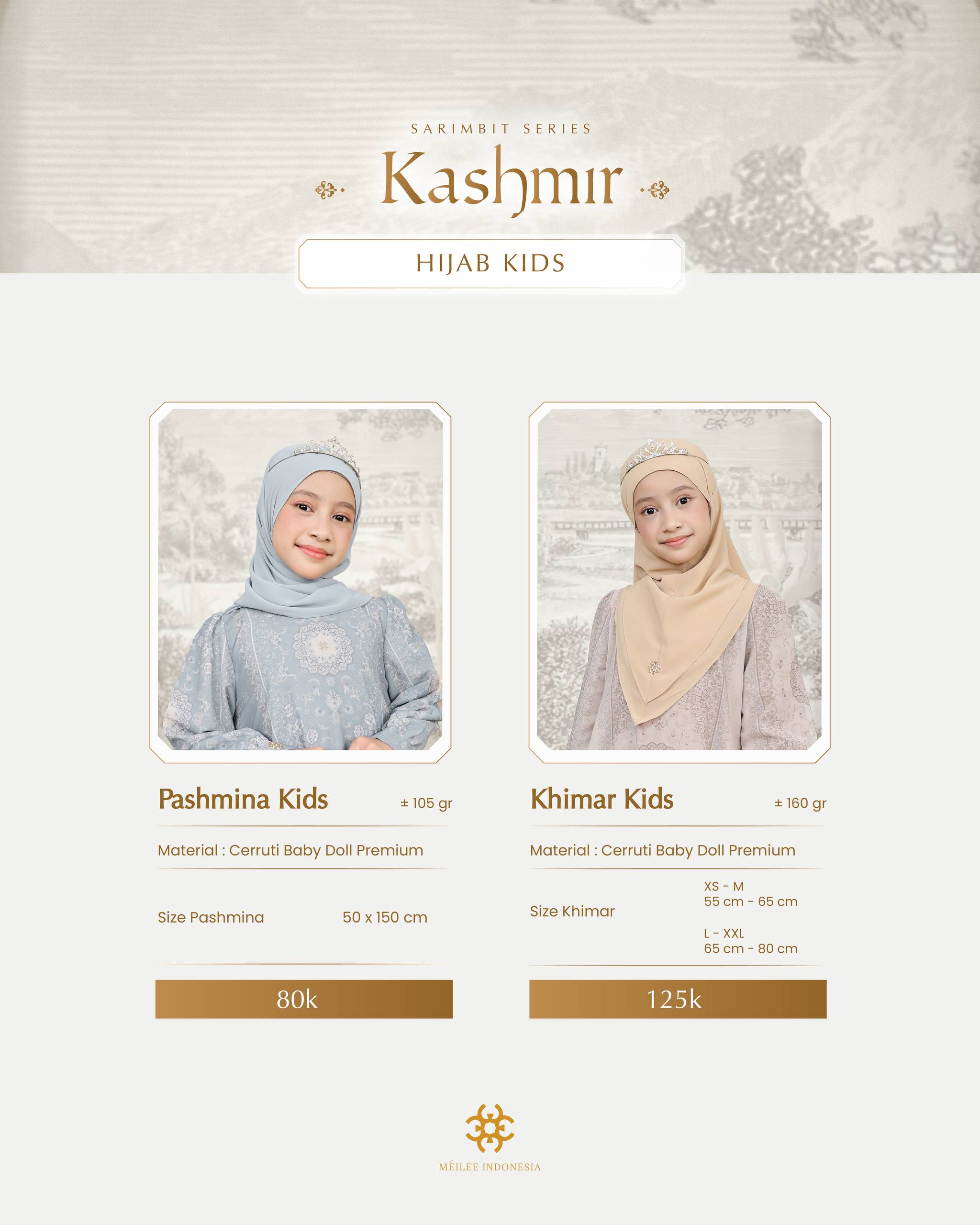 Hijab Series Kashmir Famset by Meilee