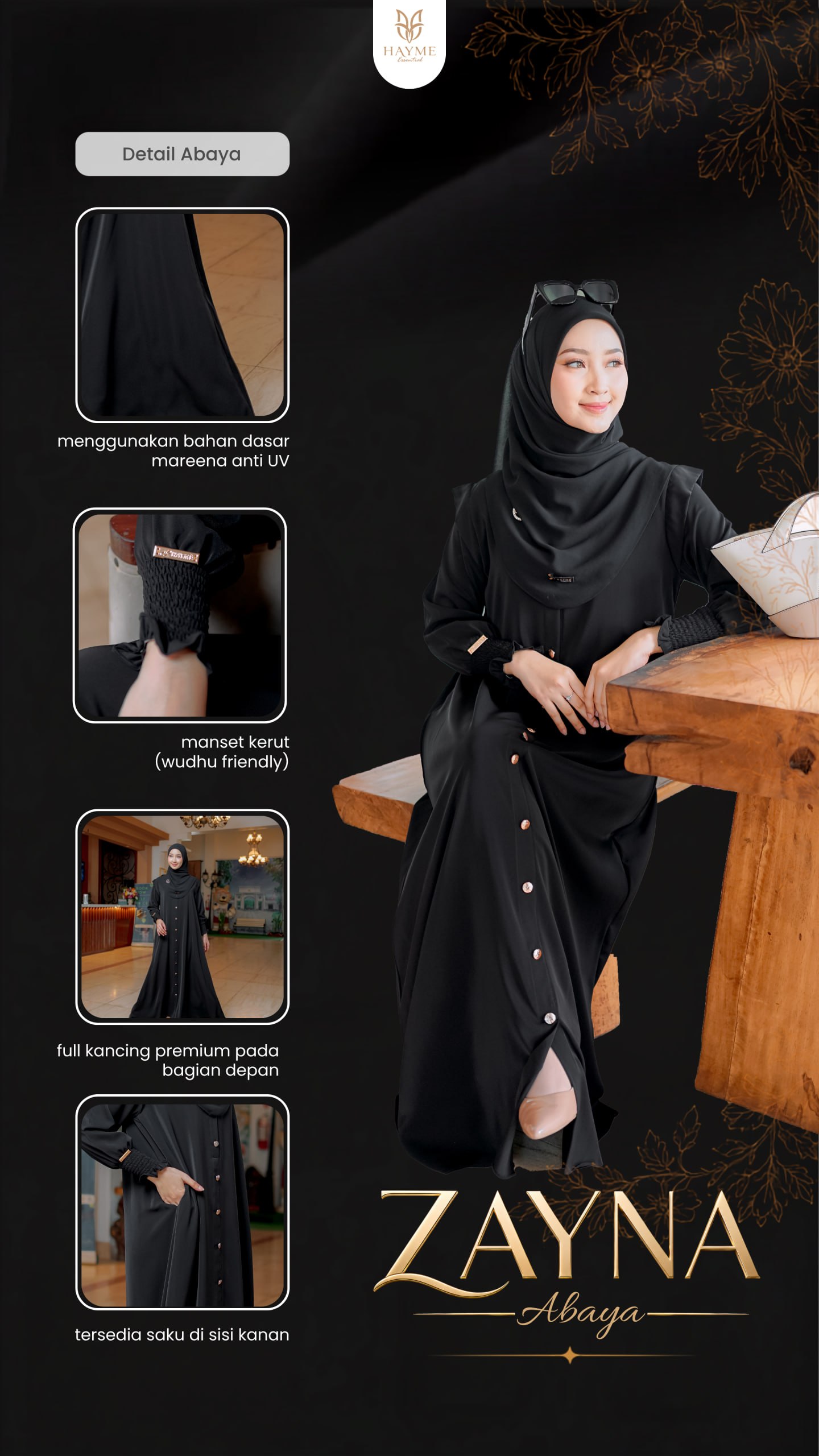 Zayana Abaya by Hayme