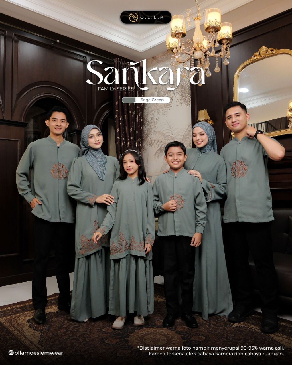 Dress Mom and Kids Sankara Famset by Olla