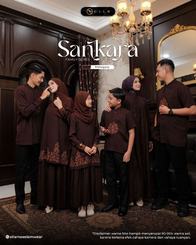 Dress Mom and Kids Sankara Famset by Olla