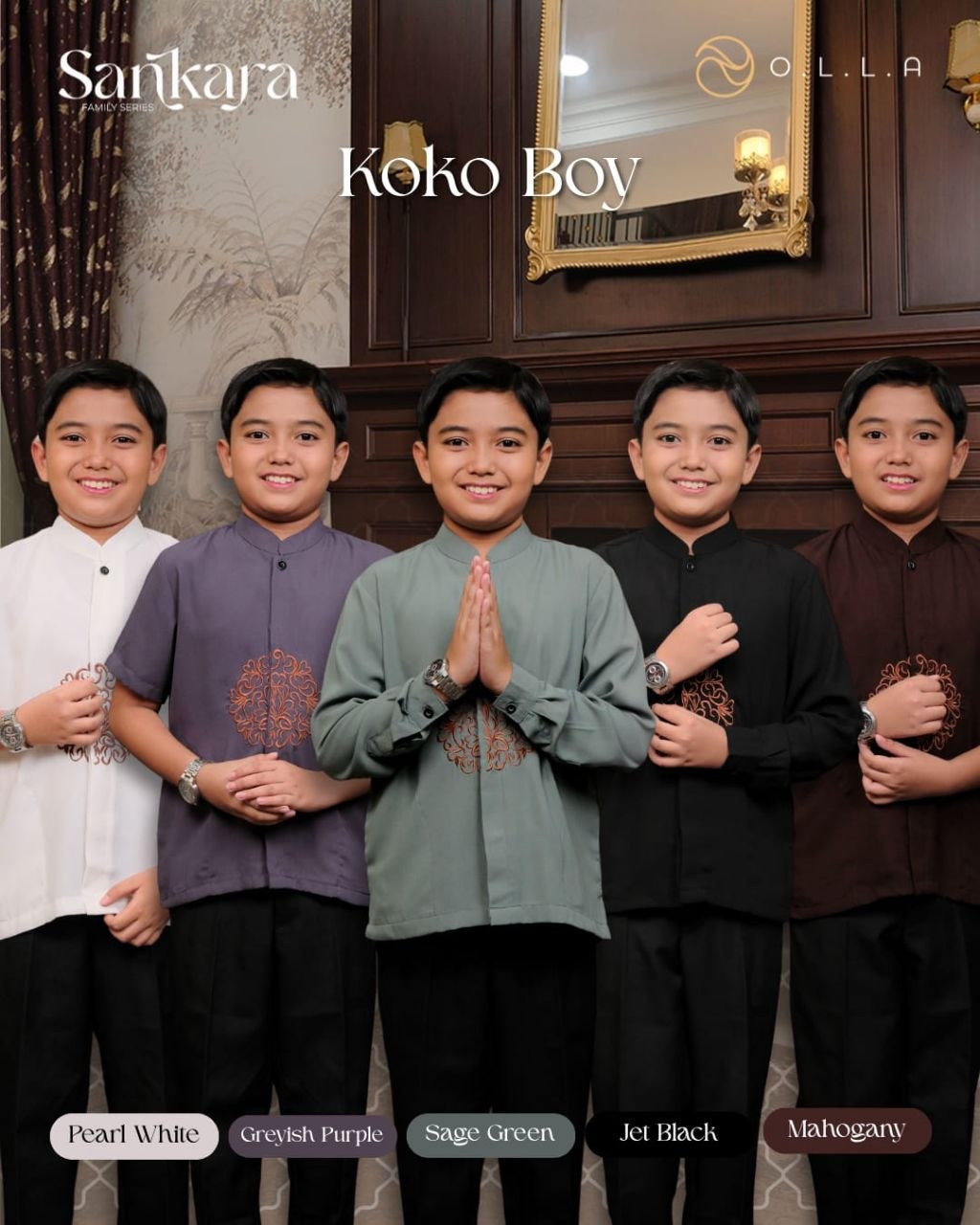 Koko Dad and Kids Sankara Famset by Olla