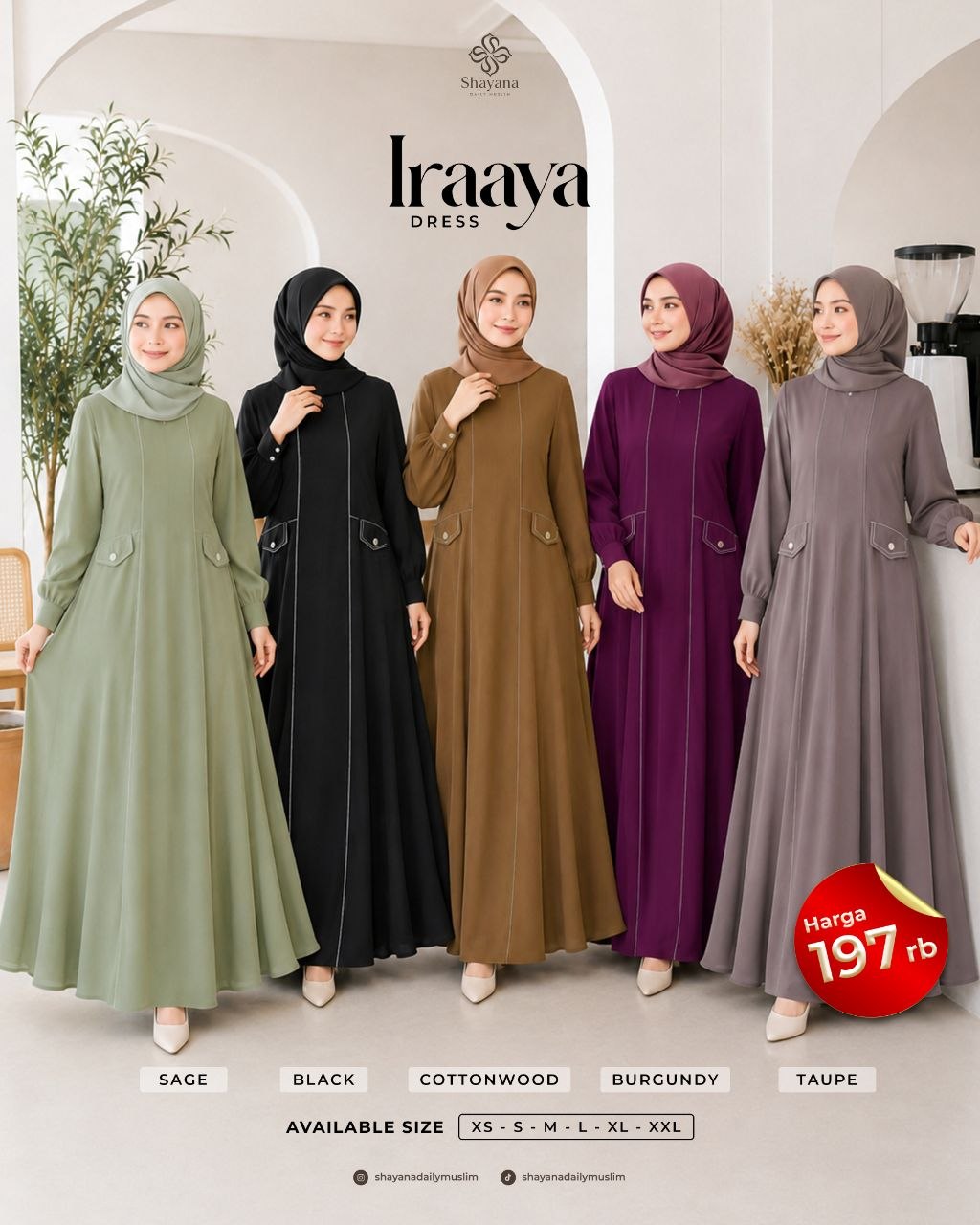 Iraaya Dress by Shayana