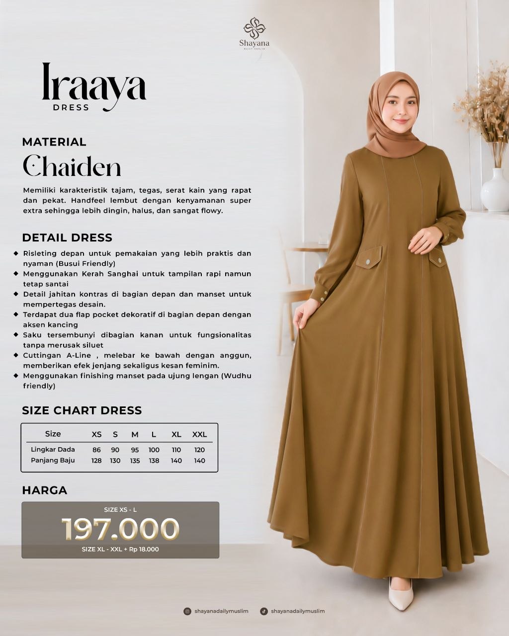 Iraaya Dress by Shayana