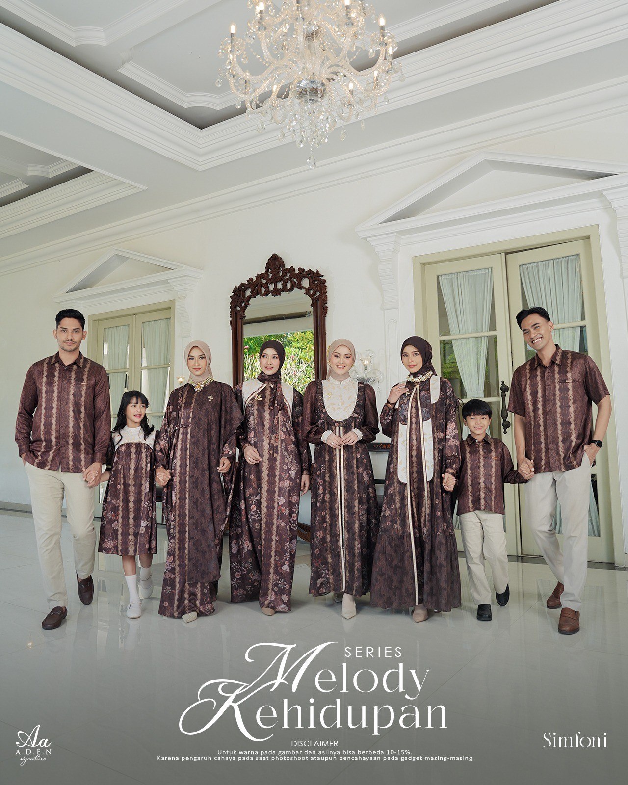 Dress Mom Luxury - Melody Kehidupan Sarimbit by Aden SIgnature