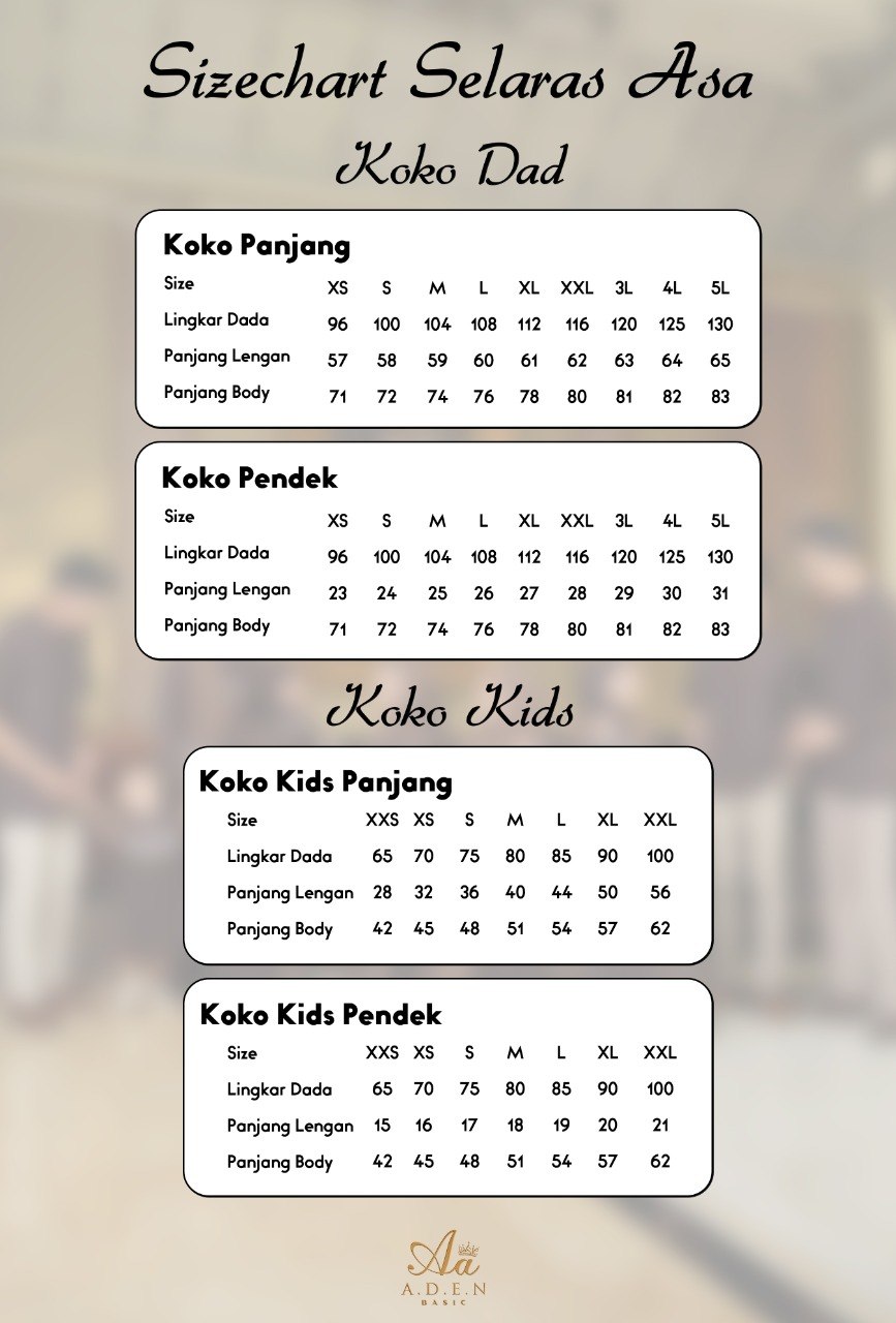 Koko Kids - Selaras Asa Sarimbit by Aden Basic
