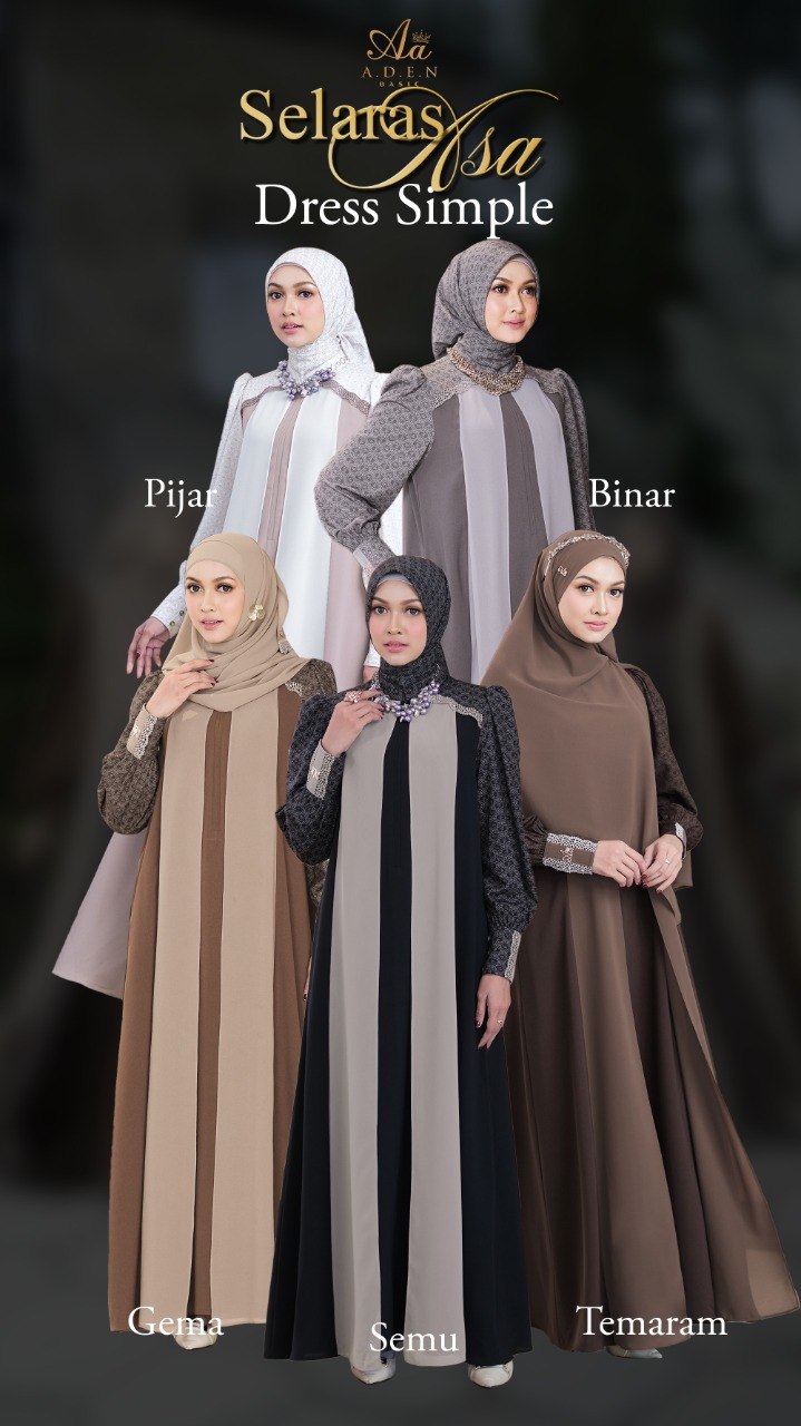 Dress Mom Only - Selaras Asa Sarimbit by Aden Basic