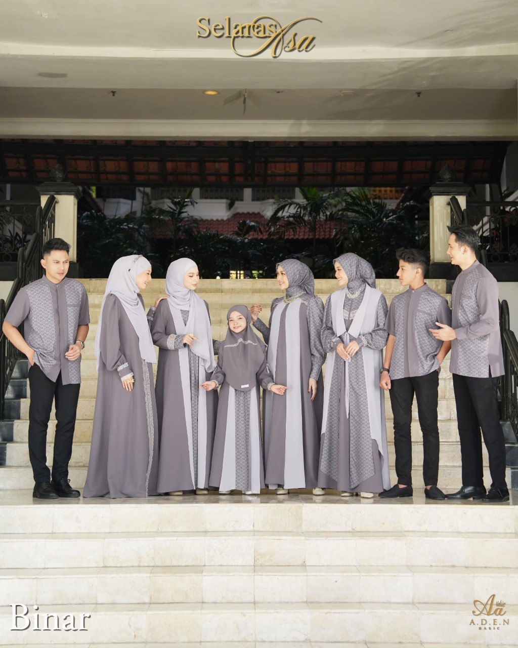 Dress Mom Set Outer - Selaras Asa Sarimbit by Aden Basic