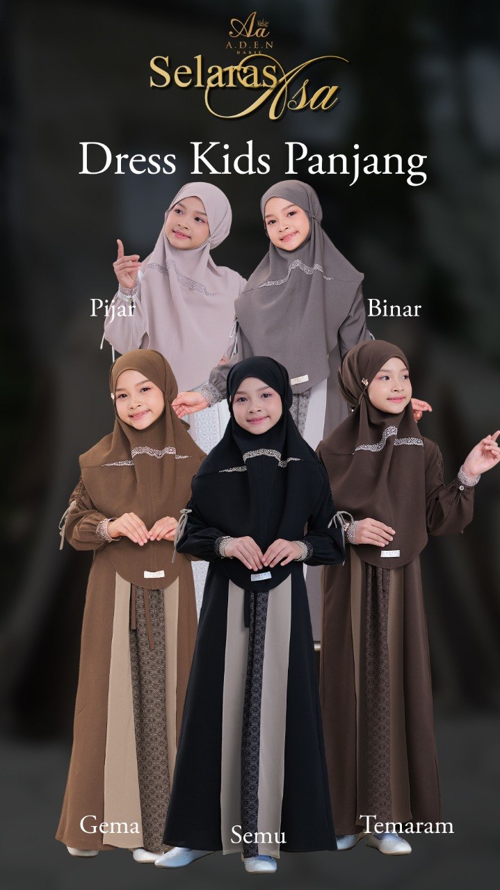 Dress Kids - Selaras Asa Sarimbit by Aden Basic