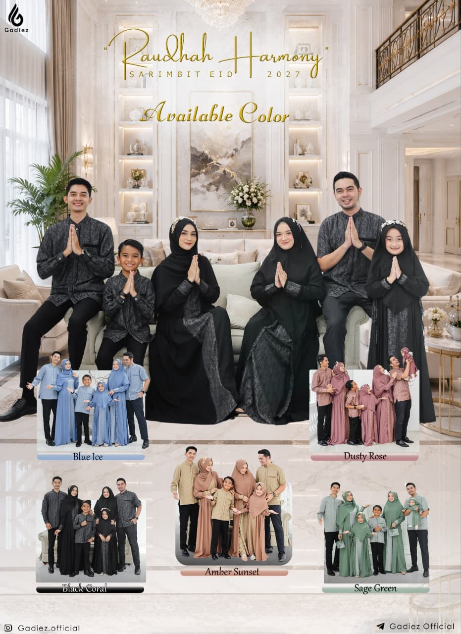 Dress Mom - Raudhah Harmony Sarimbit by Gadiez
